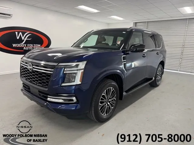 Blue 2025 Nissan Armada SL for sale in Baxley, GA