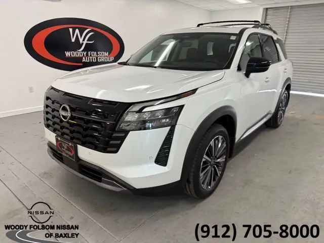 White 2026 Nissan Pathfinder Platinum for sale in Baxley, GA