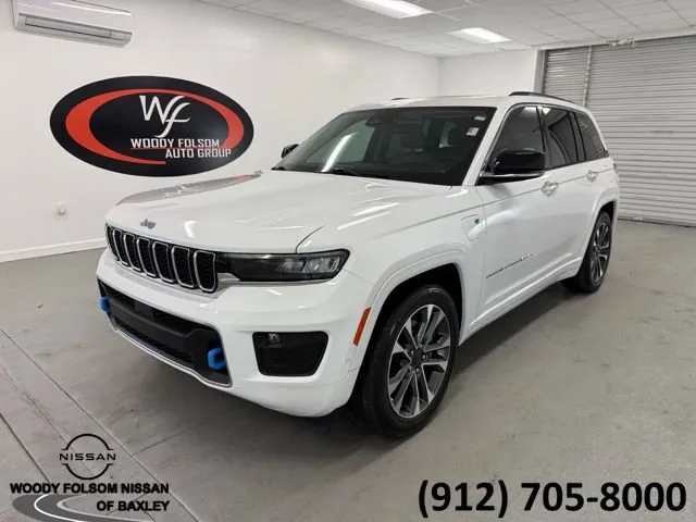 White 2022 Jeep Grand Cherokee 4xe Overland for sale in Baxley, GA