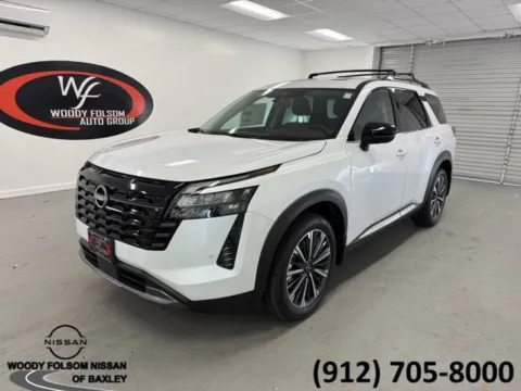 White 2026 Nissan Pathfinder Platinum for sale in Baxley, GA