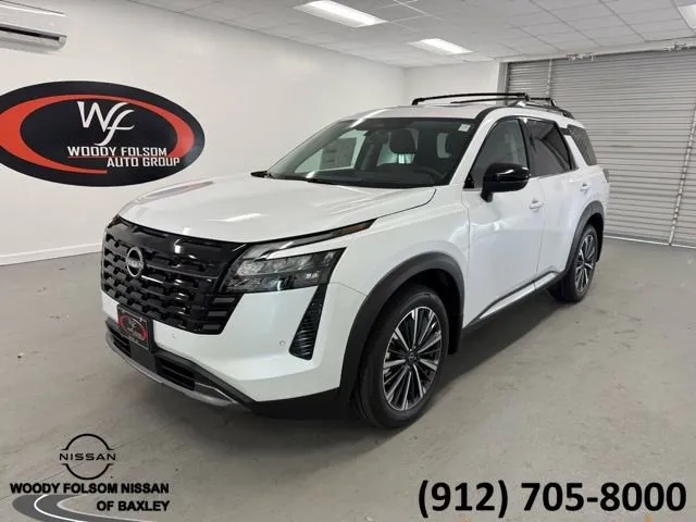 White 2026 Nissan Pathfinder Platinum for sale in Baxley, GA