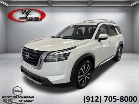White 2023 Nissan Pathfinder Platinum for sale in Baxley, GA