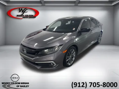 Gray 2021 Honda Civic Sedan EX for sale in Baxley, GA