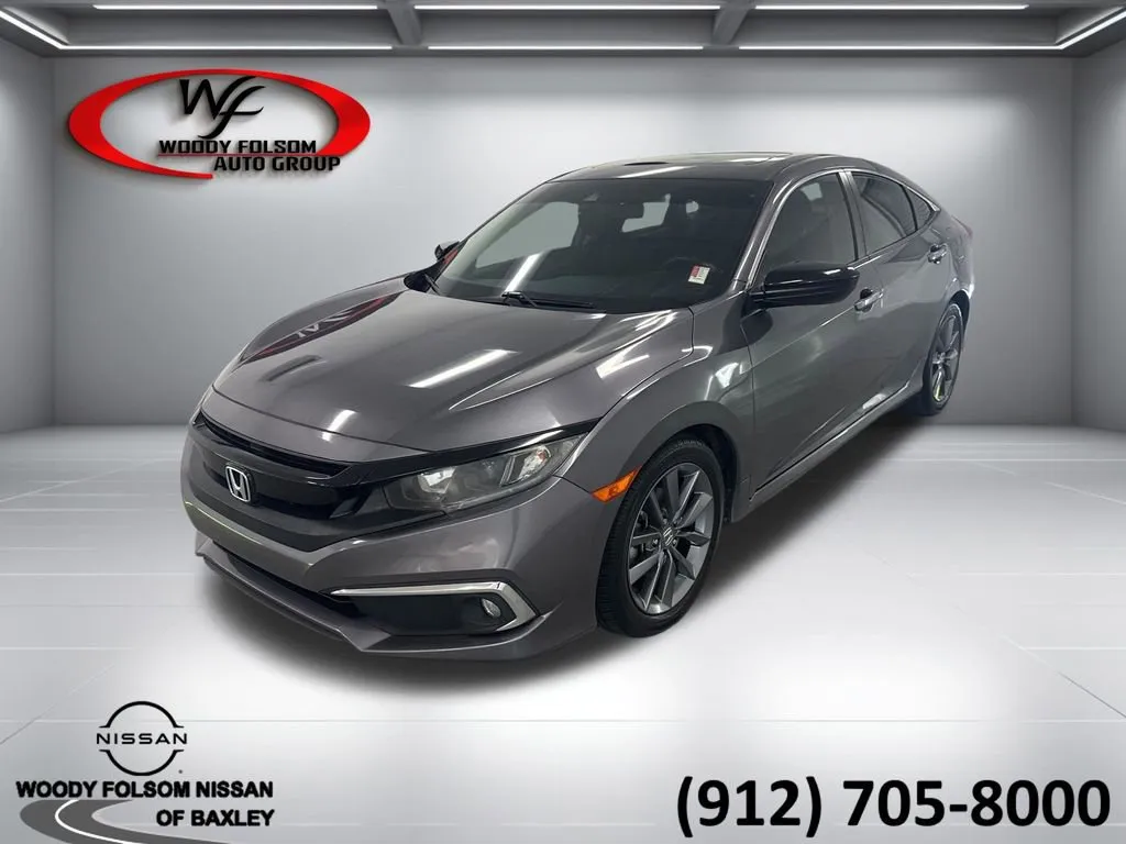 Gray 2021 Honda Civic Sedan EX for sale in Baxley, GA
