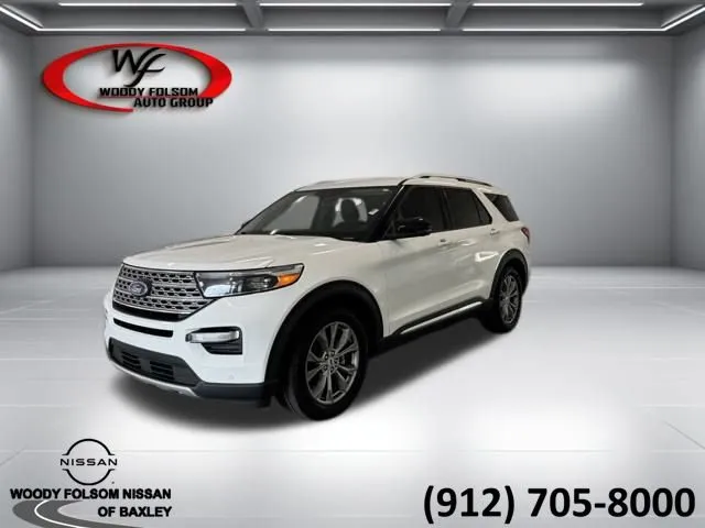 White 2022 Ford Explorer Limited for sale in Baxley, GA