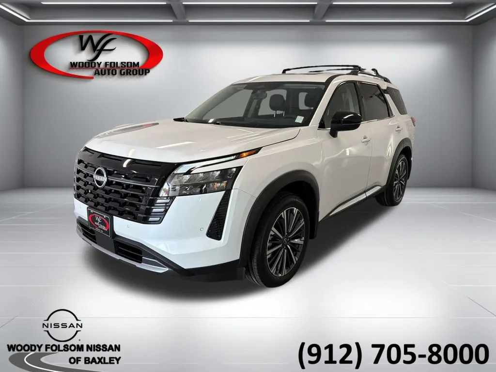 White 2026 Nissan Pathfinder Platinum for sale in Baxley, GA