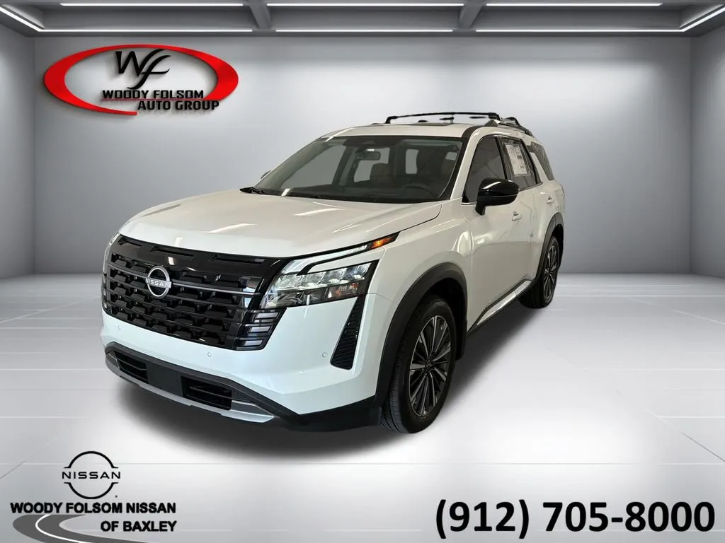 White 2026 Nissan Pathfinder Platinum for sale in Baxley, GA