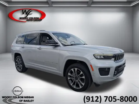 Silver 2021 Jeep Grand Cherokee L Overland for sale in Baxley, GA