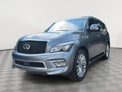 Gray 2017 INFINITI QX80 Sport Utility 4D for sale in North Charleston, SC
