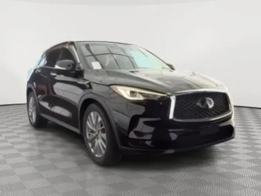 Black 2023 INFINITI QX50 PURE for sale in North Charleston, SC