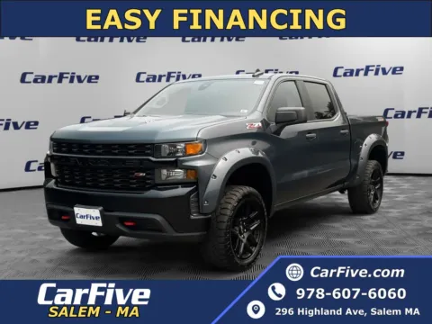 Gray 2021 Chevrolet Silverado 1500 Custom Trail Boss for sale in Salem, MA