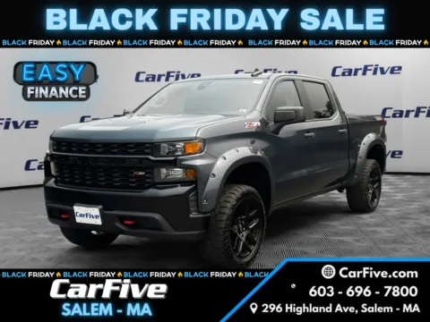Gray 2021 Chevrolet Silverado 1500 Custom Trail Boss for sale in Salem, MA