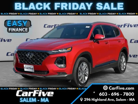 Red 2020 Hyundai Santa Fe Limited for sale in Salem, MA