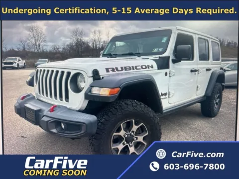White 2018 Jeep Wrangler Unlimited Rubicon for sale in Salem, MA
