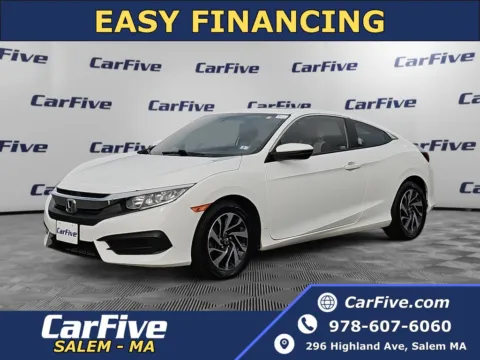 White 2018 Honda Civic LX-P for sale in Salem, MA