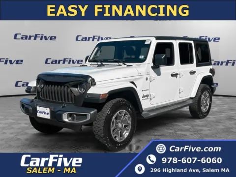White 2018 Jeep Wrangler Unlimited Sahara for sale in Salem, MA