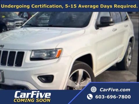 White 2015 Jeep Grand Cherokee Overland for sale in Salem, MA