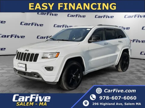White 2015 Jeep Grand Cherokee Overland for sale in Salem, MA