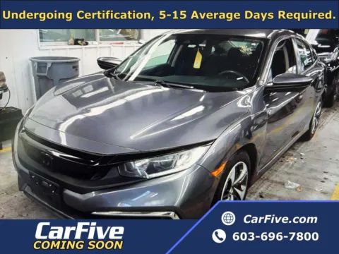 Gray 2020 Honda Civic LX for sale in Salem, MA