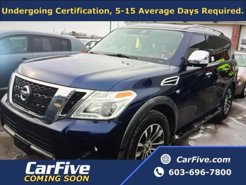 Blue 2019 Nissan Armada SL for sale in Salem, MA