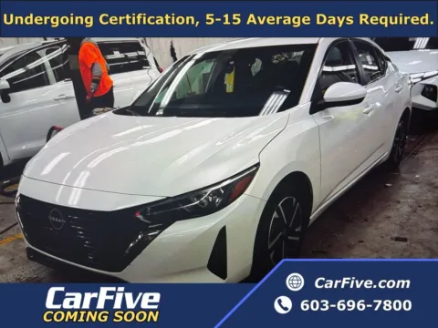 White 2024 Nissan Sentra SV for sale in Salem, MA