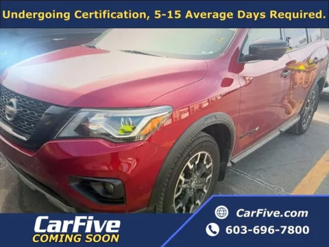 Red 2020 Nissan Pathfinder SL for sale in Salem, MA