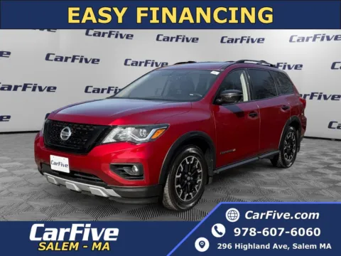 Red 2020 Nissan Pathfinder SL for sale in Salem, MA