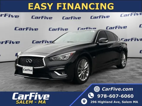 Black 2020 INFINITI Q50 3.0t LUXE for sale in Salem, MA