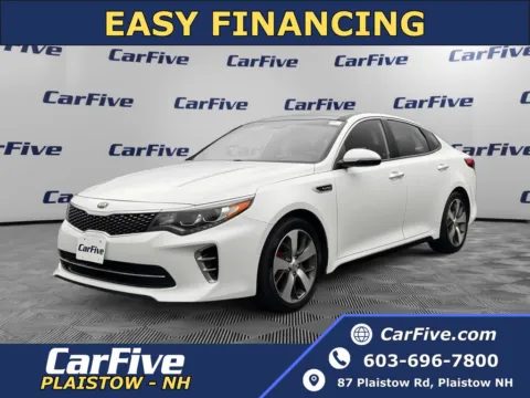 White 2017 Kia Optima SX for sale in Salem, MA