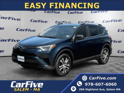 Blue 2017 Toyota RAV4 LE for sale in Salem, MA
