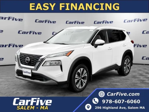 White 2021 Nissan Rogue SV for sale in Salem, MA
