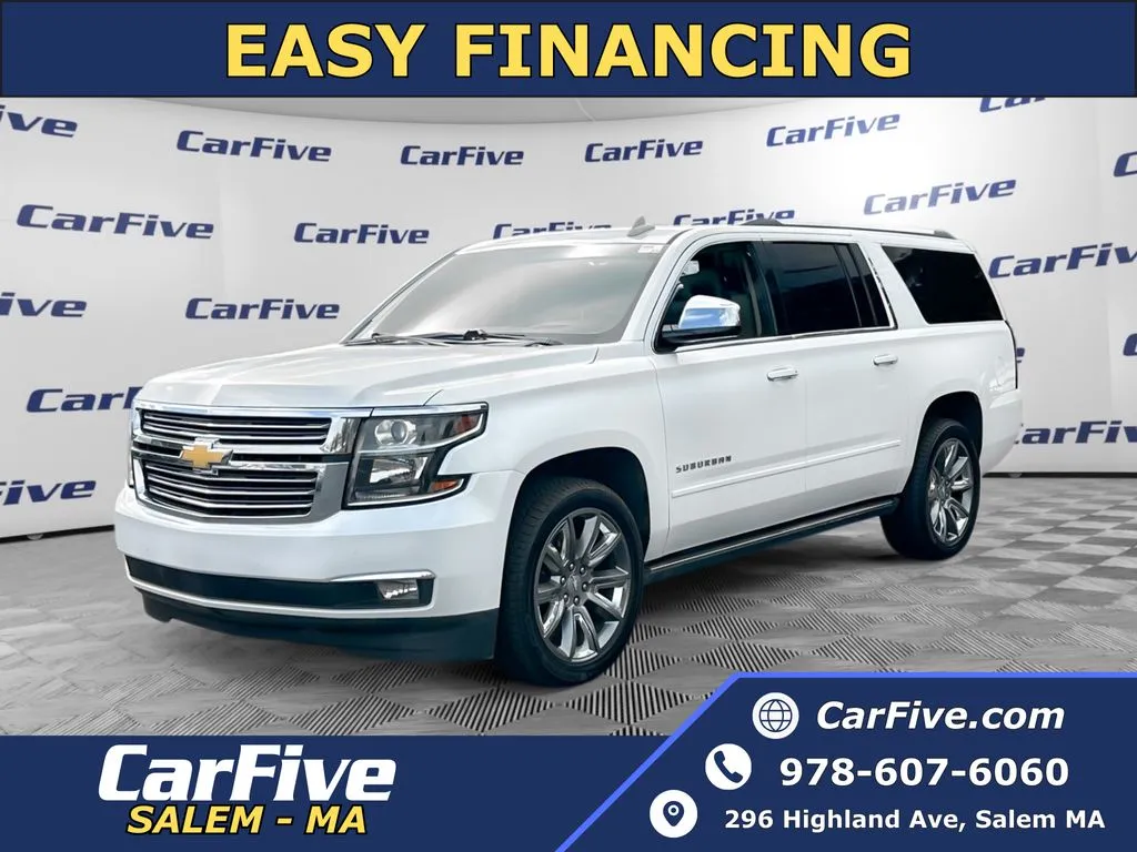 White 2017 Chevrolet Suburban Premier for sale in Salem, MA