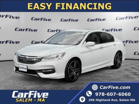 White 2016 Honda Accord Touring for sale in Salem, MA