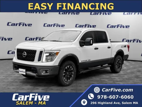 White 2019 Nissan Titan PRO-4X for sale in Salem, MA