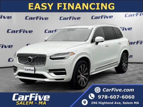 White 2021 Volvo XC90 Recharge Plug-In Hybrid T8 Inscription 6 Passenger for sale in Salem, MA