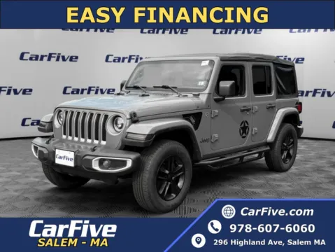 Gray 2018 Jeep Wrangler Unlimited Sahara for sale in Salem, MA
