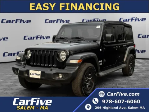 Black 2018 Jeep Wrangler Unlimited Sport for sale in Salem, MA