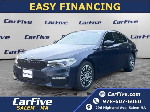 Blue 2017 BMW 5 Series 540i xDrive for sale in Salem, MA