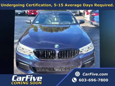 Blue 2017 BMW 5 Series 540i xDrive for sale in Salem, MA