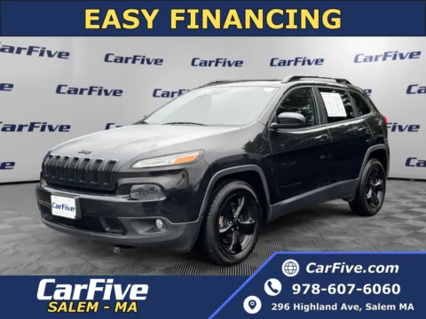 Black 2015 Jeep Cherokee Latitude for sale in Salem, MA