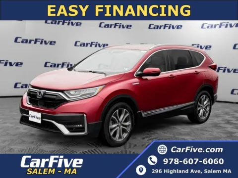 Red 2021 Honda CR-V Hybrid Touring for sale in Salem, MA