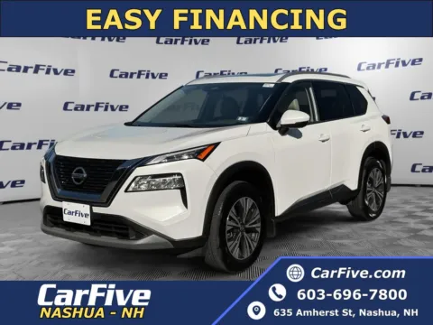 White 2021 Nissan Rogue SV for sale in Salem, MA