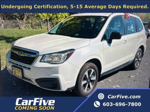 White 2018 Subaru Forester 2.5i for sale in Salem, MA