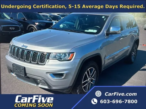 Silver 2018 Jeep Grand Cherokee Limited for sale in Salem, MA