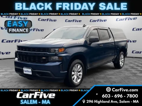 Blue 2021 Chevrolet Silverado 1500 Custom for sale in Salem, MA