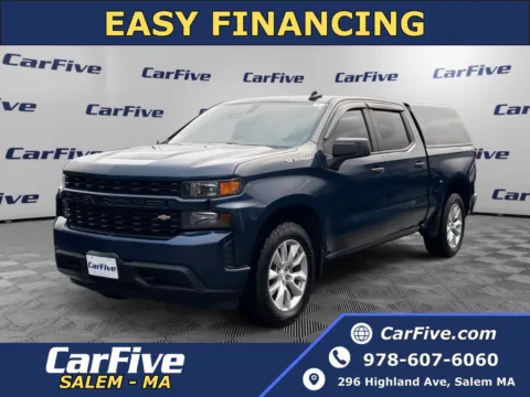 Blue 2021 Chevrolet Silverado 1500 Custom for sale in Salem, MA