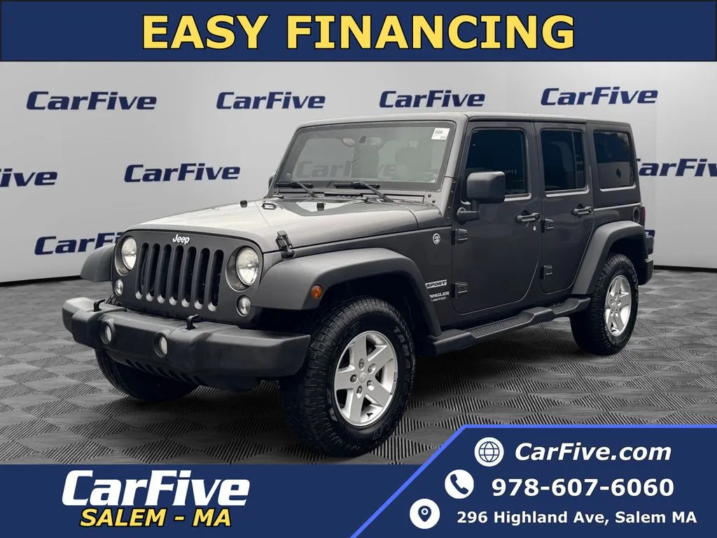 Gray 2014 Jeep Wrangler Unlimited Sport for sale in Salem, MA