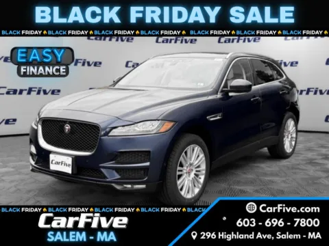 Blue 2019 Jaguar F-PACE 30t Portfolio for sale in Salem, MA