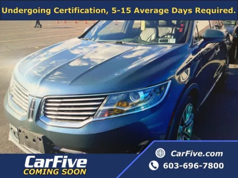 Blue 2016 Lincoln MKX Reserve for sale in Salem, MA