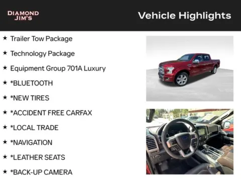 More photos of 2016 Ford F-150 Platinum at Diamond Jim Motor Cars, WI